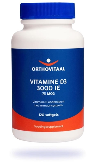 ORTHOVITAAL VITAMINE D3 3000IE 120CAPS